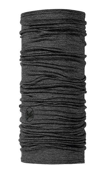  BUFF Lightweight Merino Wool Solid Grey