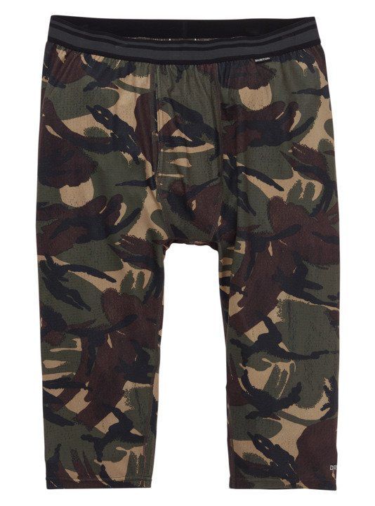  BURTON MID-WEIGHT SHANT BASE LAYER PANTS Seersucker camo