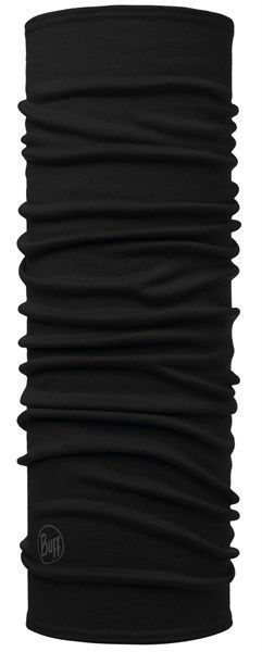  BUFF MIDWEIGHT MERINO WOOL Solid Black