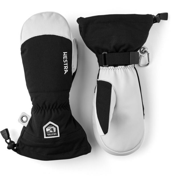  HESTRA ARMY LEATHER HELI SKI MITT black