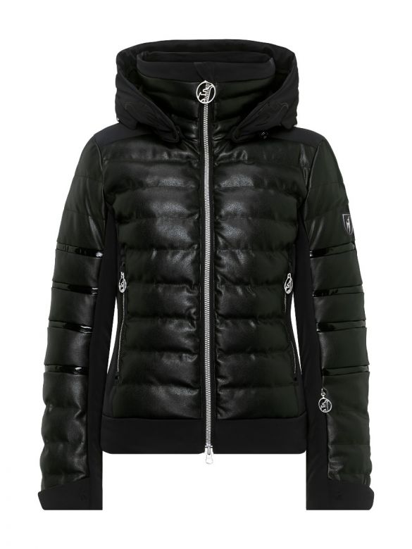  TONI SAILER ADELE FAUX LEATHER Women ski jacket Black