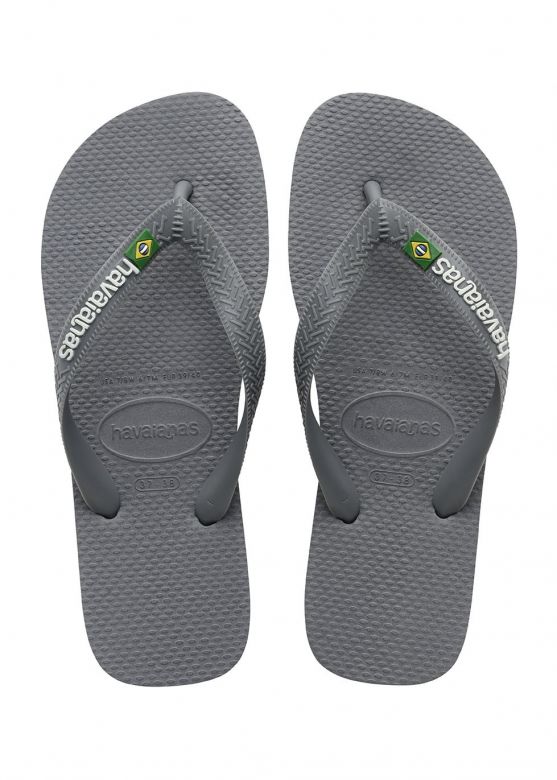  HAVAIANAS BRASIL LOGO Steel grey / Steel grey