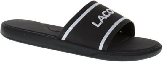  LACOSTE L.30 SLIDES badslipper black/white