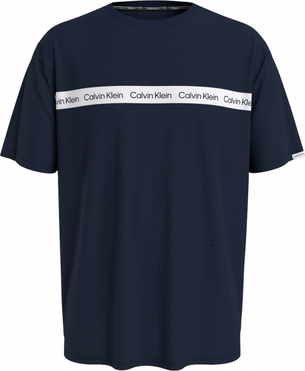  CALVIN KLEIN M RELAXED CREW TEE LOGO Navy iris