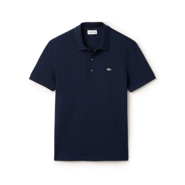  LACOSTE SHORT SLEEVE STRETCH SLIM FIT POLO marine