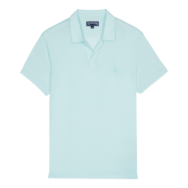  VILEBREQUIN PIRINOL TENCEL POLO Thalassa blue