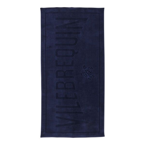  VILEBREQUIN SAND BEACH TOWEL Navy