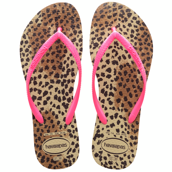  HAVAIANAS KIDS SLIM ANIMALS Sand grey pink