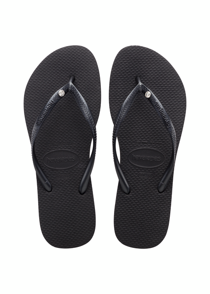  HAVAIANAS SLIM CRYSTAL SW II Black