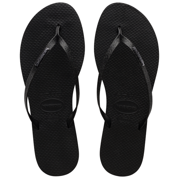  HAVAIANAS YOU GLITTER Black