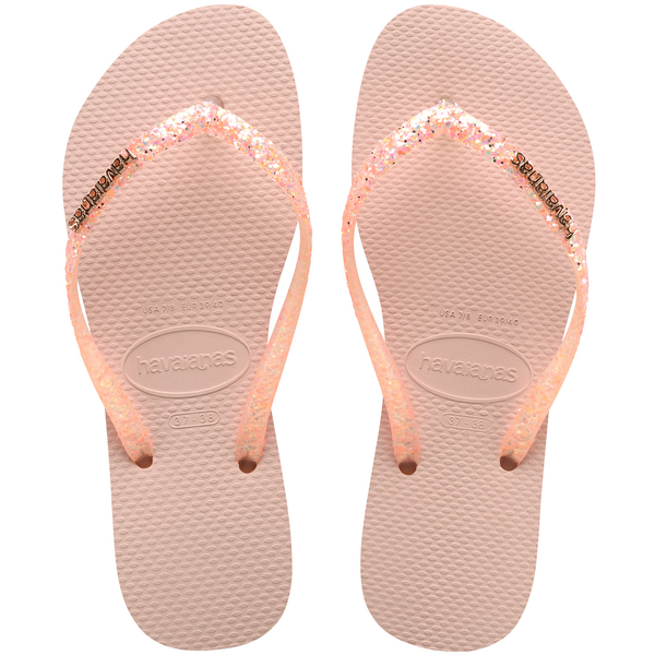  HAVAIANAS SLIM GLITTER FLOURISH Macron pink