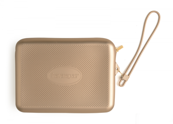  HAVAIANAS BEACH NECESSAIRE METALLIC BAG Champagne