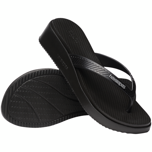  HAVAIANAS HIGH FLATFORM Black