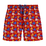  VILEBREQUIN JIM BOYS MICRO POULPES poppy red