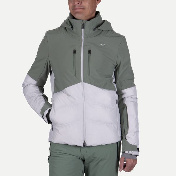  KJUS MENS PIVOT JACKET Green Smoke/Alloy