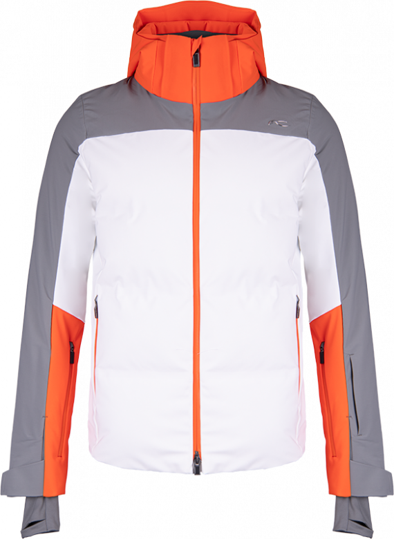  KJUS MEN'S GREEN LINE 2.0 JACKET White/KJUS Orange