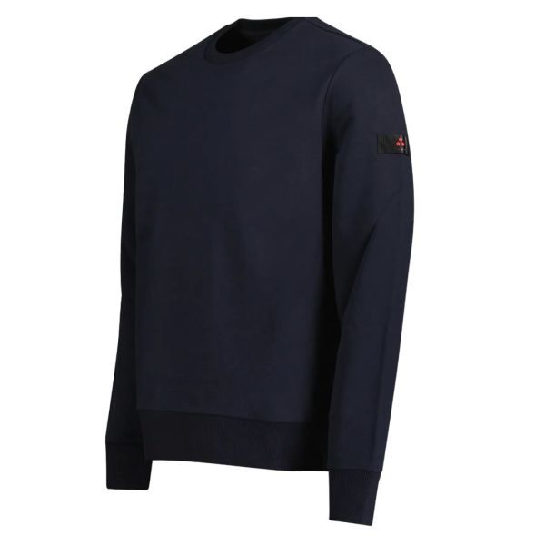  PEUTEREY SAIDOR B Cotton Crewneck Sweatshirt navy