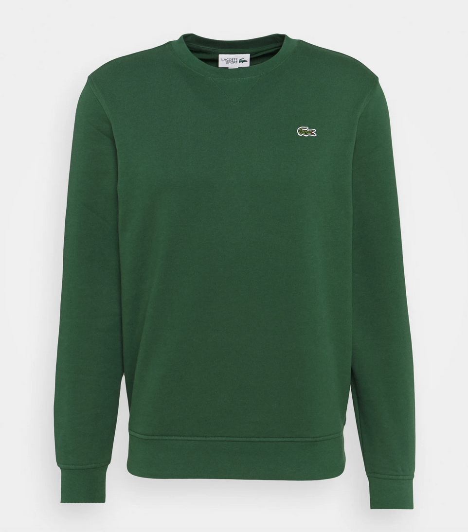 Lacoste green on sale sweatshirt